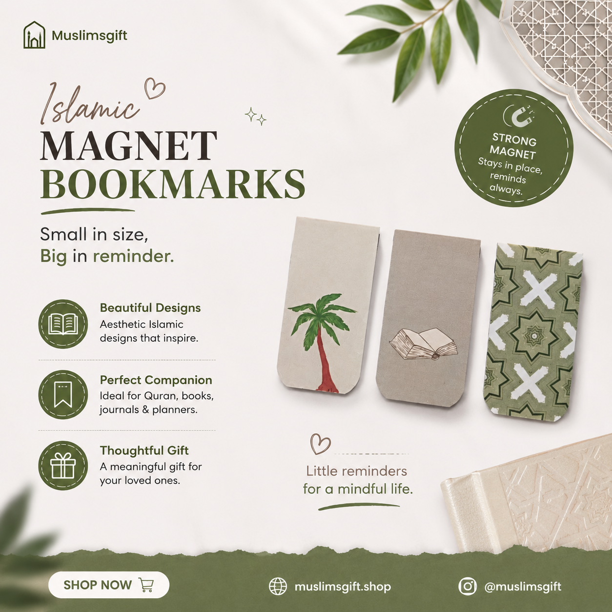 Islamic Magnet Book Mark