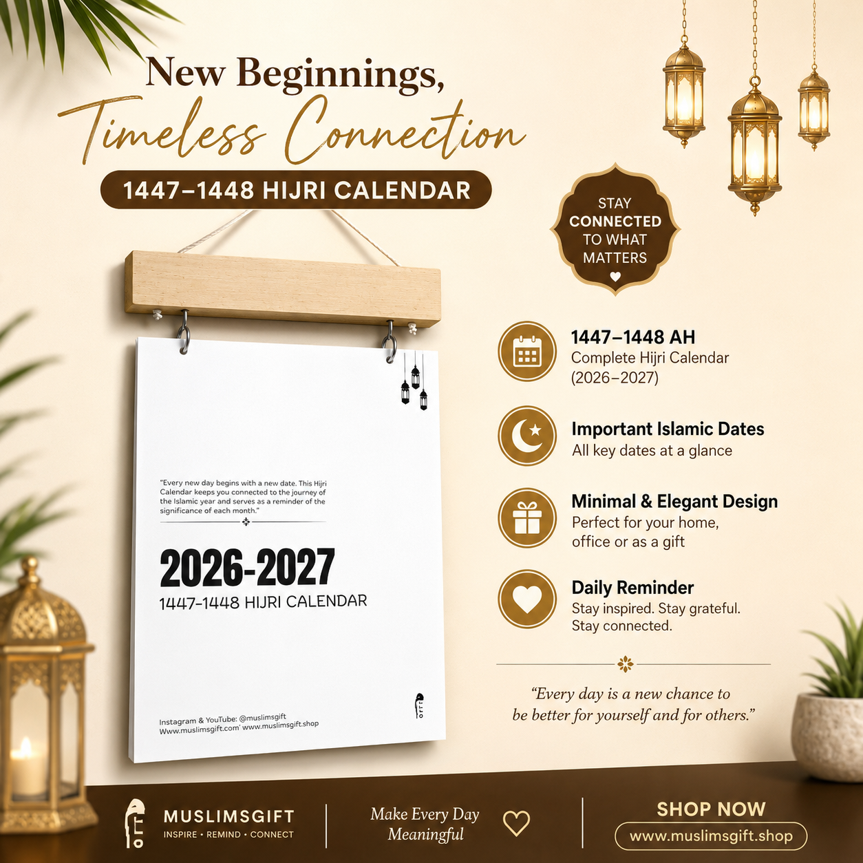 HIJRI CALENDAR 2026-2027✨