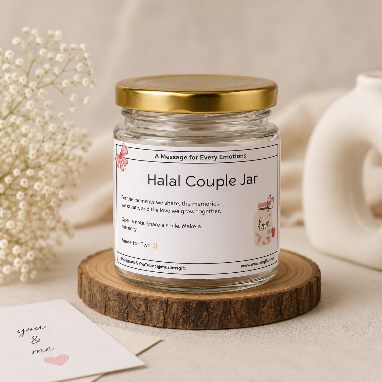 Halal Couple Jar ❤️ For Muslims