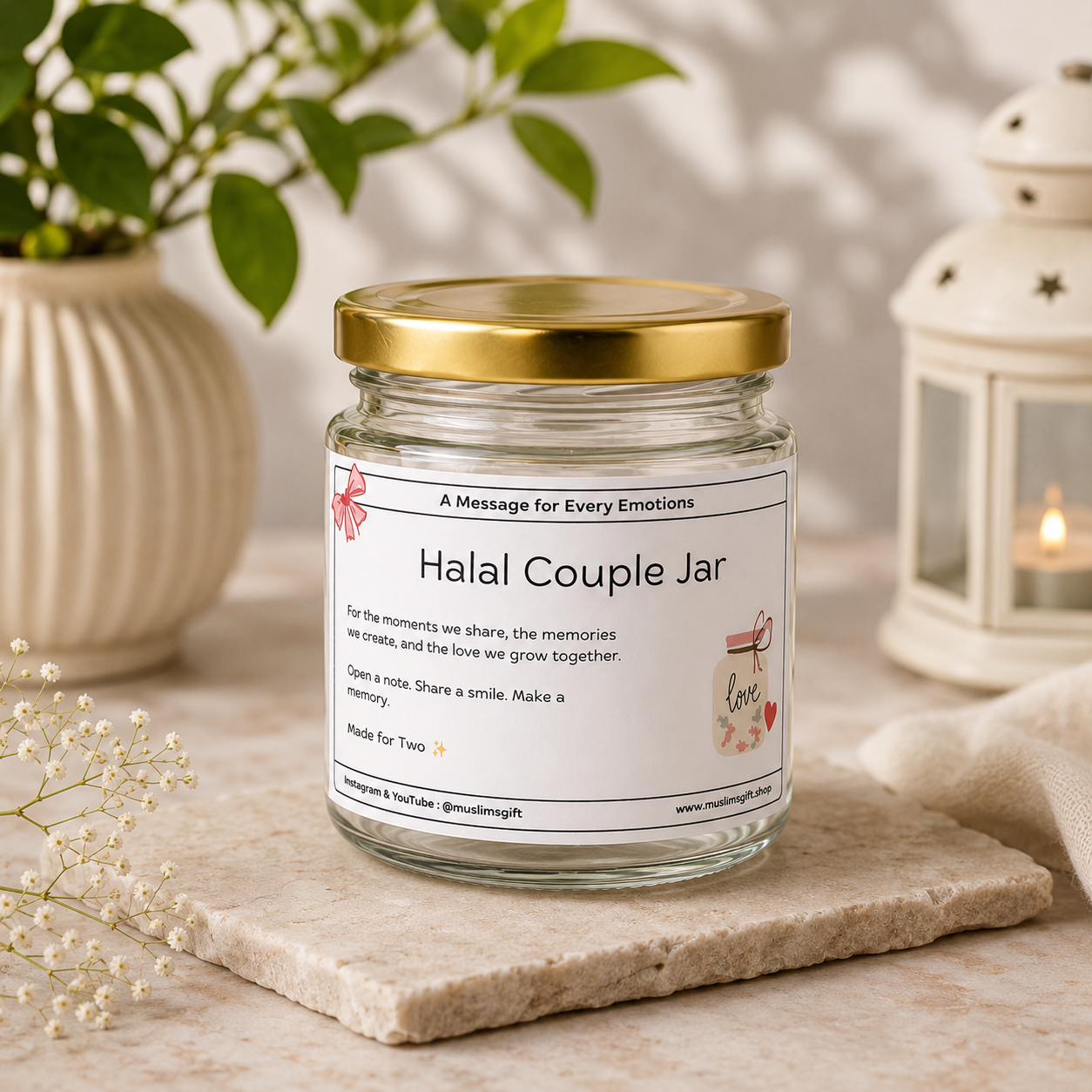 Halal Couple Jar ❤️ For Muslims