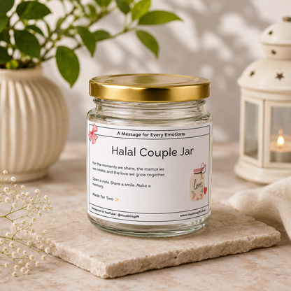 Halal Couple Jar ❤️ For Muslims